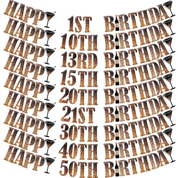party decoration 1set happy birthday banner baby shower 1st 30 40 50 decorations po booth bunting garland flags
party decoration 1set happy birthday banner baby shower 1st 30 40 50 decorations po booth bunting garland flags