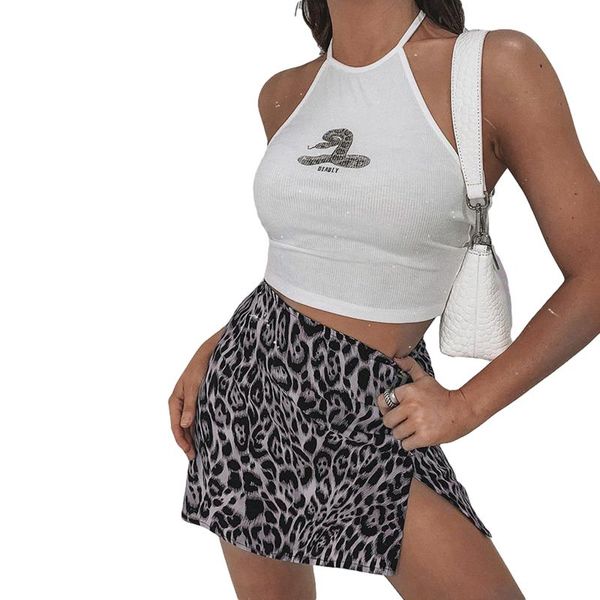 skirts women's skirt, leopard printed splitting hem back zipper summer short dress for female, Black
skirts women's skirt, leopard printed splitting hem back zipper summer short dress for female, Black