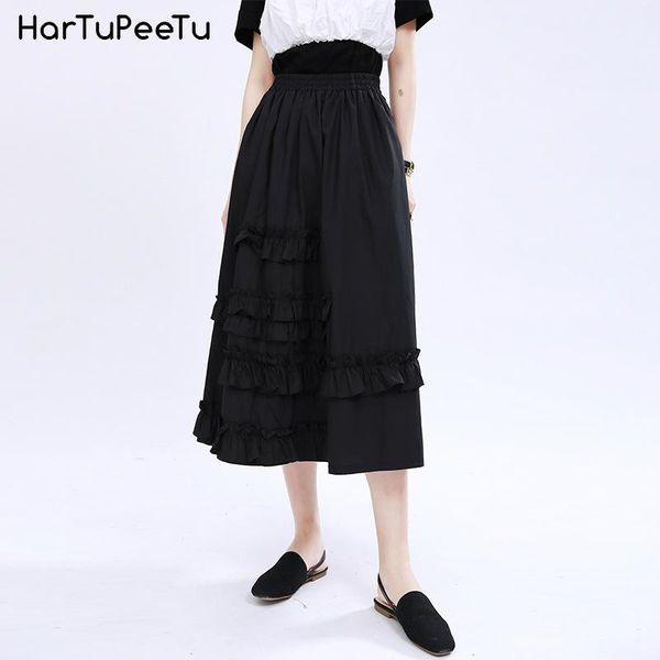 skirts layered ruffles black white midi skirt women high waist korean elegant stylish summer a line plus size casual solid
skirts layered ruffles black white midi skirt women high waist korean elegant stylish summer a line plus size casual solid