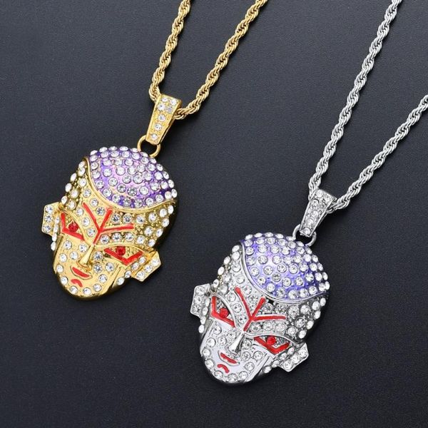 pendant necklaces hip hop necklace crystal jewelry gold color silver rope chain cuban n324 
pendant necklaces hip hop necklace crystal jewelry gold color silver rope chain cuban n324