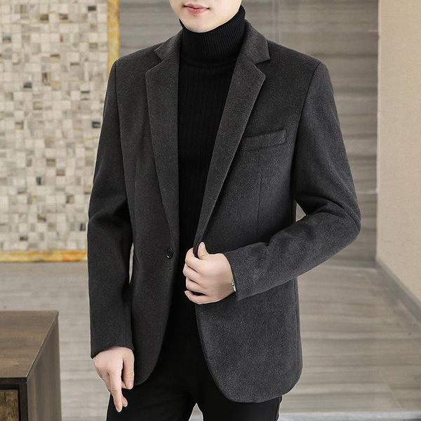 men's suits & blazers boys gray blazer oversize casual business social office wear suit jackets men slim fit woolen long sleeve top, White;black
men's suits & blazers boys gray blazer oversize casual business social office wear suit jackets men slim fit woolen long sleeve top, White;black