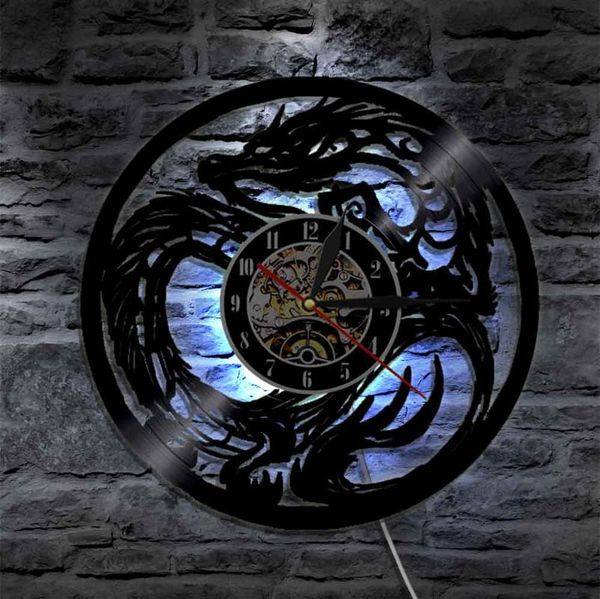 wall clocks dragon art clock battery operated modern design record with led lamp home living room decoration
wall clocks dragon art clock battery operated modern design record with led lamp home living room decoration