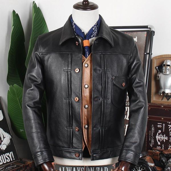 men's leather & faux black 2021 japan casual style genuine jacket men plus size 4xl real natural cowhide spring slim fit short 507 coat
men's leather & faux black 2021 japan casual style genuine jacket men plus size 4xl real natural cowhide spring slim fit short 507 coat