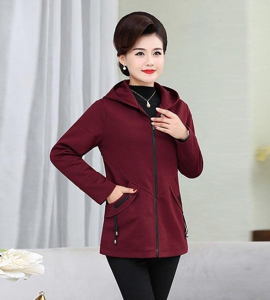 women's jackets middle-aged and elderly coat 2021 spring hooded zipper jacket plus size 4xl autumn coats outerwear mother dress, Black;brown
women's jackets middle-aged and elderly coat 2021 spring hooded zipper jacket plus size 4xl autumn coats outerwear mother dress, Black;brown