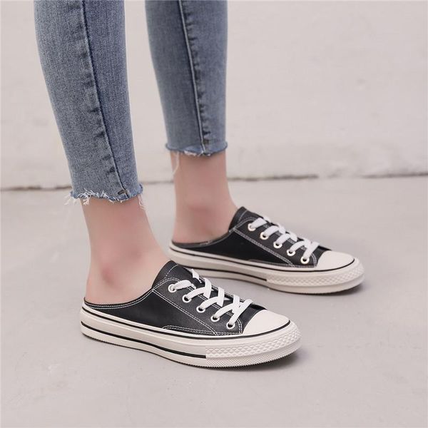 slippers baotou half women wear 2021 spring korean fashion lace flat bottom mueller shoes tide, Black
slippers baotou half women wear 2021 spring korean fashion lace flat bottom mueller shoes tide, Black