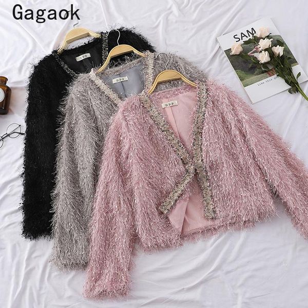 gagaok fashion women office lady tassel jacket 2021 spring autumn v-neck patchwork full jackets loose casual chic wild coats women's, Black;brown
gagaok fashion women office lady tassel jacket 2021 spring autumn v-neck patchwork full jackets loose casual chic wild coats women's, Black;brown