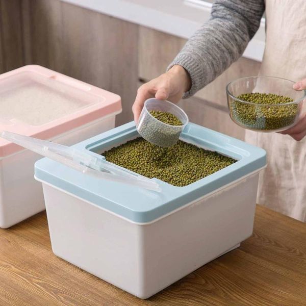 storage bottles & jars kitchen rice box grain container case large sealed plastic flour bin dustproof waterproof organizer
storage bottles & jars kitchen rice box grain container case large sealed plastic flour bin dustproof waterproof organizer