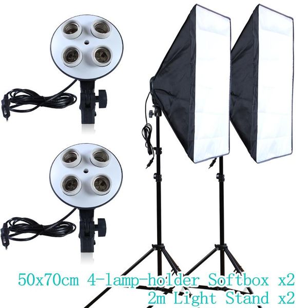 flash heads pographic lighting softbox 50*70cm light box 2 pcs 4-lamp holder e27 diffuser po studio with tripod for selfie video
flash heads pographic lighting softbox 50*70cm light box 2 pcs 4-lamp holder e27 diffuser po studio with tripod for selfie video