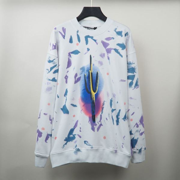 real correct version of meichao palm p tie dyed cactus casual loose round neck high street hip hop couple's sweaterz2gl, Black
real correct version of meichao palm p tie dyed cactus casual loose round neck high street hip hop couple's sweaterz2gl, Black