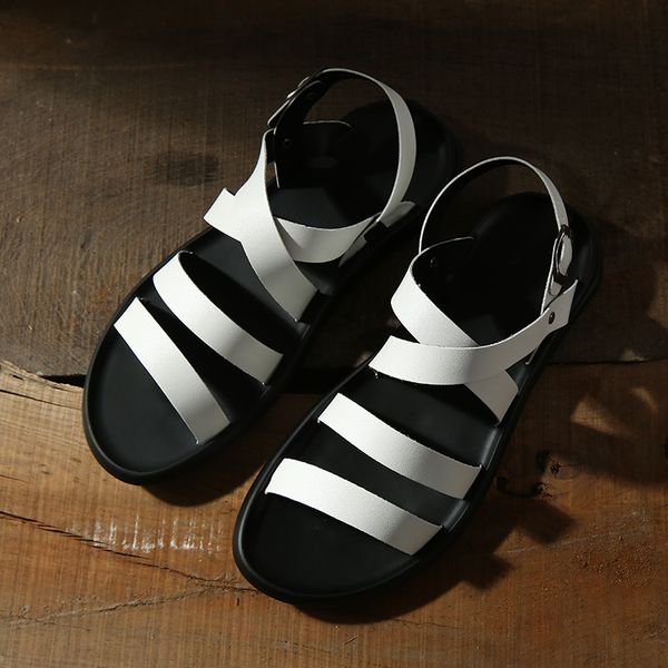 soft comfort men roman shoes fashion white cross strap roman sandals for men casual beach sandals men sandalias de hombre, Black
soft comfort men roman shoes fashion white cross strap roman sandals for men casual beach sandals men sandalias de hombre, Black