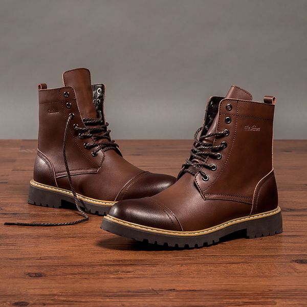 mens boots brand genuine leather casual botas original fashion basic ankle boots winter snow boots motorcycle boot men shoes a4, Black
mens boots brand genuine leather casual botas original fashion basic ankle boots winter snow boots motorcycle boot men shoes a4, Black
