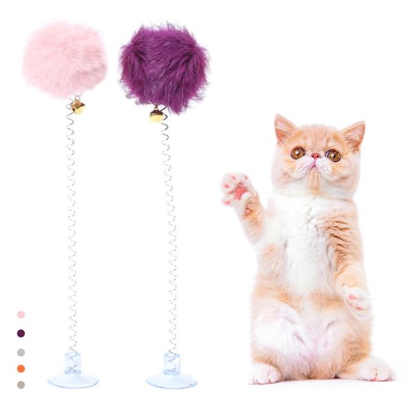 cat toys 1pcs teaser toy wand plush ball bell decor spring suction cup stick interactive pet supplies
cat toys 1pcs teaser toy wand plush ball bell decor spring suction cup stick interactive pet supplies