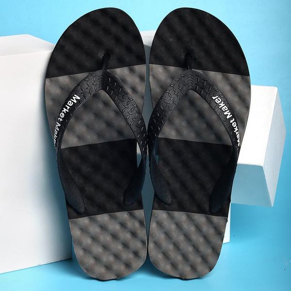 summer man slippers bump massage wave-shaped rubber uppers wear anti-slip color waterproof beach vacation cool men flip flops, Black
summer man slippers bump massage wave-shaped rubber uppers wear anti-slip color waterproof beach vacation cool men flip flops, Black