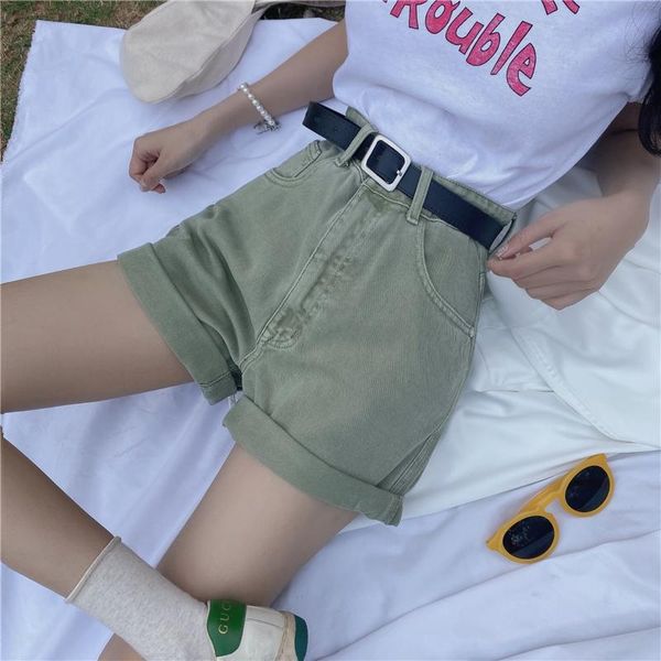 women's jeans high waist woman shorts 2021 summer casual loose vintage wide leg short women harajuk green blue denim u121
women's jeans high waist woman shorts 2021 summer casual loose vintage wide leg short women harajuk green blue denim u121