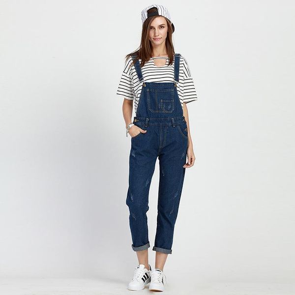 women's jumpsuits & rompers fashion women denim jumpsuit ladies spring loose jeans female casual plus size overall playsuit with pocket, Black;white
women's jumpsuits & rompers fashion women denim jumpsuit ladies spring loose jeans female casual plus size overall playsuit with pocket, Black;white