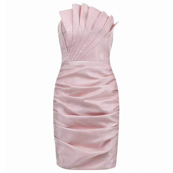 women dress strapless arrival summer elegant pink fashion mini es bodycon clothes 210515, Black;gray
women dress strapless arrival summer elegant pink fashion mini es bodycon clothes 210515, Black;gray