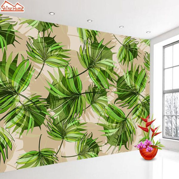 wallpapers custom 3d mural wallpaper tropical rainforest banana leaf po background wall murals non-woven for living room roll
wallpapers custom 3d mural wallpaper tropical rainforest banana leaf po background wall murals non-woven for living room roll