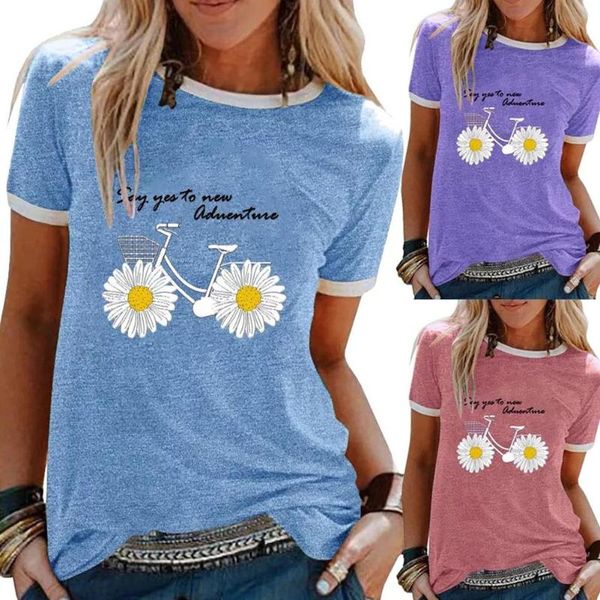 women's t-shirt summer tshirt women marguerite/letters print short sleeve o neck t shirts for tees casual female tshirts, White
women's t-shirt summer tshirt women marguerite/letters print short sleeve o neck t shirts for tees casual female tshirts, White