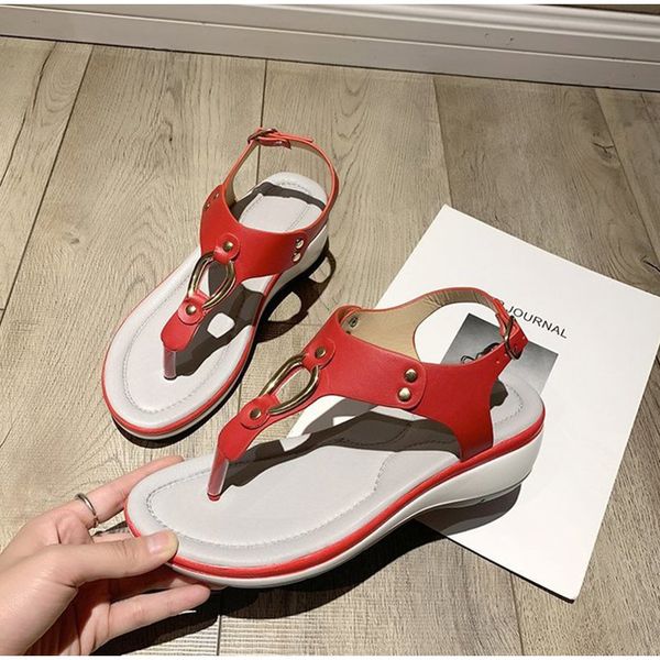 Wedges Sandals Women Clip Toe Metal Rivet Shoes Casual Ladies Flip Flops PU Leather Buckle Strap Heels Female Summer Shoes 2021, Black
Wedges Sandals Women Clip Toe Metal Rivet Shoes Casual Ladies Flip Flops PU Leather Buckle Strap Heels Female Summer Shoes 2021, Black