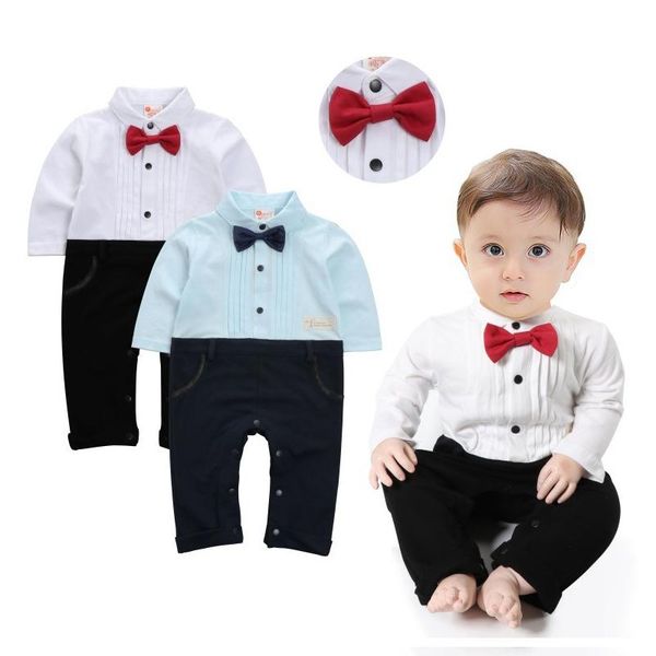 jumpsuits baby boy clothes romper toddler clothing bowtie shirt gentleman babywear half cardigan born infant, Blue
jumpsuits baby boy clothes romper toddler clothing bowtie shirt gentleman babywear half cardigan born infant, Blue