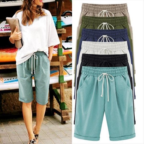 oversized casual cotton drawstring waist women capris loose pockets shorts summer baggy bottom wear, Black;white
oversized casual cotton drawstring waist women capris loose pockets shorts summer baggy bottom wear, Black;white