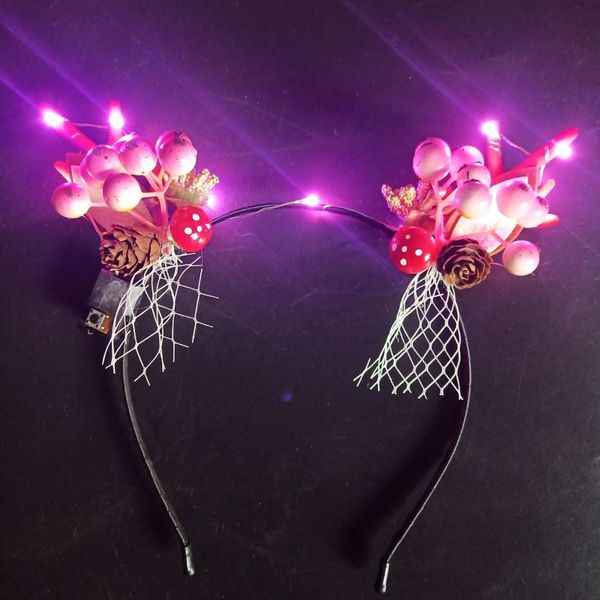 flashing elk antlers ear mushroom headband light hair hoop gift party po props carnival xmas headwear decor accessories decoration
flashing elk antlers ear mushroom headband light hair hoop gift party po props carnival xmas headwear decor accessories decoration