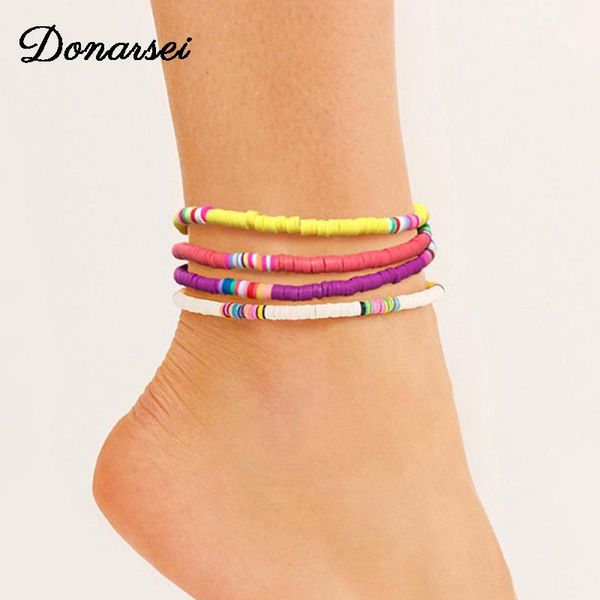 anklets donarsei 4mm bohemian colorful clay anklet for women summer beach hit color soft pottery ankle bracelet on the leg foot jewelry, Red;blue
anklets donarsei 4mm bohemian colorful clay anklet for women summer beach hit color soft pottery ankle bracelet on the leg foot jewelry, Red;blue