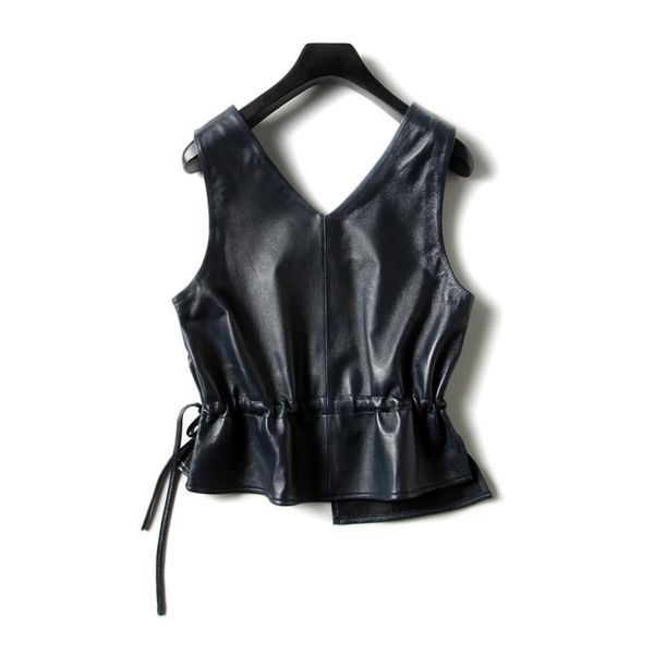 leather vest women coat v neck a line slim party club elegant jacket sleeveless feminino 210915, Black;white
leather vest women coat v neck a line slim party club elegant jacket sleeveless feminino 210915, Black;white