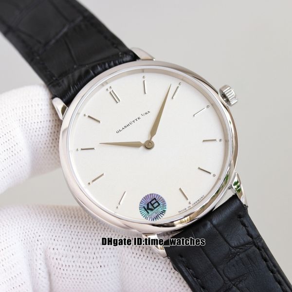 new 39mm saxonia thin miyota 9015 automatic mens watch 211.027 sapphire white dial black leather strap business watches 5 colors, Slivery;brown 
new 39mm saxonia thin miyota 9015 automatic mens watch 211.027 sapphire white dial black leather strap business watches 5 colors, Slivery;brown