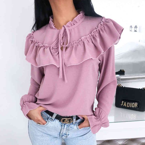 vests women autumn ruffles long sleeve winter casual solid color work shirt lady lace up office blouses poq8 ru60, Black;white
vests women autumn ruffles long sleeve winter casual solid color work shirt lady lace up office blouses poq8 ru60, Black;white