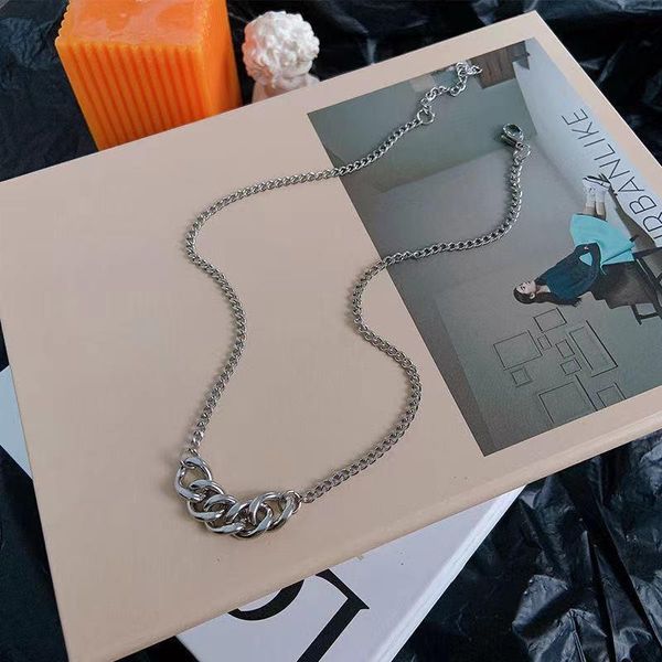 chains 2021 fashion necklace niche design personalized titanium steel halloween accessories, Silver
chains 2021 fashion necklace niche design personalized titanium steel halloween accessories, Silver
