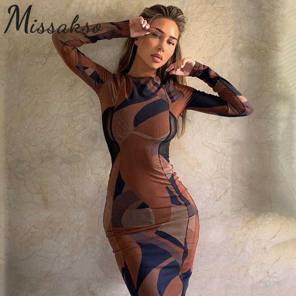 missakso patchwork print mesh dress women spring autumn bodycon o neck long sleeve midi dresses streetwear party 210625, Black;gray
missakso patchwork print mesh dress women spring autumn bodycon o neck long sleeve midi dresses streetwear party 210625, Black;gray