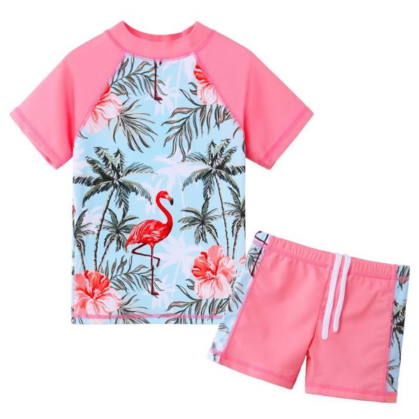 one-piece suits baohulu kids girls swimsuit 2 piece peach short sleeve swimwear for sun protection swimming costumes coco tree 
one-piece suits baohulu kids girls swimsuit 2 piece peach short sleeve swimwear for sun protection swimming costumes coco tree