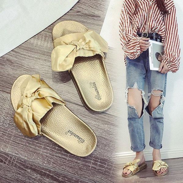 slippers summer beach women's slides female home slip on bow knot flat platform shoes flip flops casual woman, Black
slippers summer beach women's slides female home slip on bow knot flat platform shoes flip flops casual woman, Black