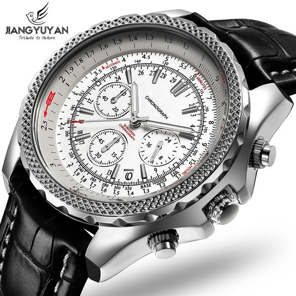 wristwatches brand 2021 earth series multifunction sports men watch chronograph 6 hands 24 hours fashion casual genuine leather, Slivery;brown
wristwatches brand 2021 earth series multifunction sports men watch chronograph 6 hands 24 hours fashion casual genuine leather, Slivery;brown