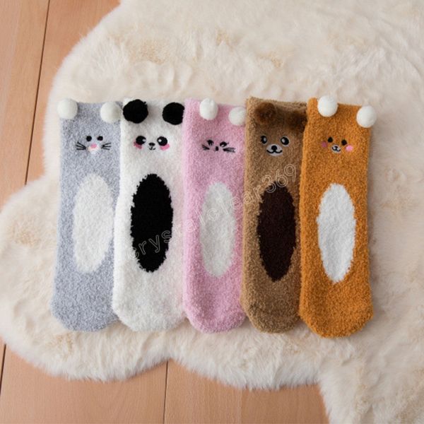 winter women socks thermal fluffy warm wool plush coral fleece thick socks female funny floor sleep sock, Pink;yellow
winter women socks thermal fluffy warm wool plush coral fleece thick socks female funny floor sleep sock, Pink;yellow