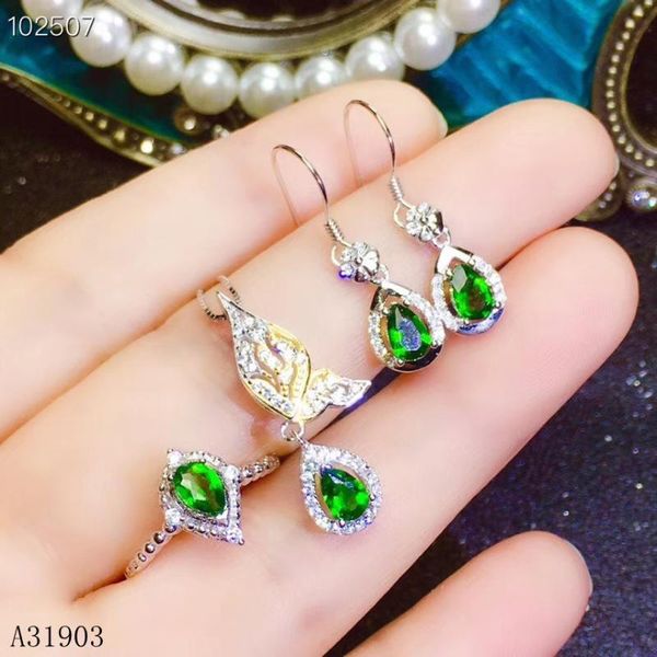 boutique jewelry 925 pure silver inlaid natural diopside women's ring necklace pendant eardrop suit bracelet, earrings &, Black
boutique jewelry 925 pure silver inlaid natural diopside women's ring necklace pendant eardrop suit bracelet, earrings &, Black