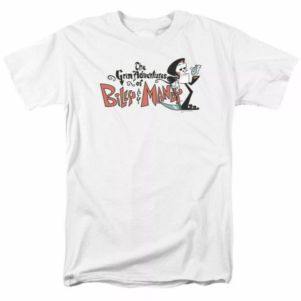 grim adventures of billy & mandy logo t shirt mens licensed cartoon merch white, White;black
grim adventures of billy & mandy logo t shirt mens licensed cartoon merch white, White;black