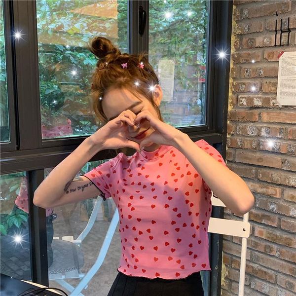 women's t-shirt summer korean style clothing print turtleneck casual short sleeve t-shirts fashion brand crop modis tees, White
women's t-shirt summer korean style clothing print turtleneck casual short sleeve t-shirts fashion brand crop modis tees, White