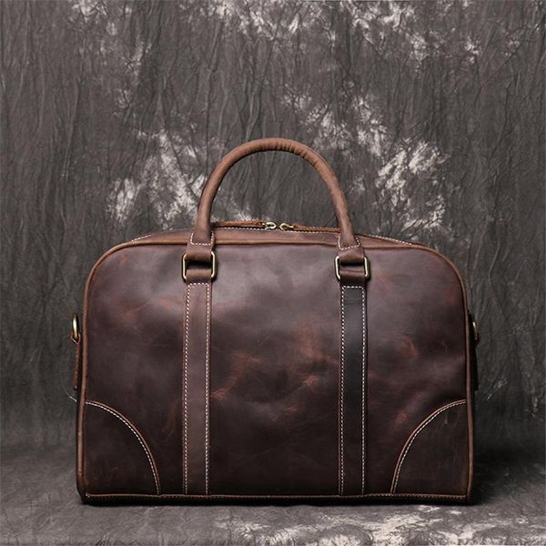 briefcases a4 genuine crazy horse leather office 14'' lapmen's briefcase portfolio messenger bag highend vintage brown black
briefcases a4 genuine crazy horse leather office 14'' lapmen's briefcase portfolio messenger bag highend vintage brown black