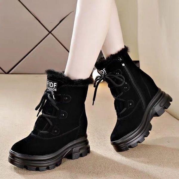 boots snow women 2021 winter high plush warm shoes plus size wear girl white zip female be-46, Black
boots snow women 2021 winter high plush warm shoes plus size wear girl white zip female be-46, Black