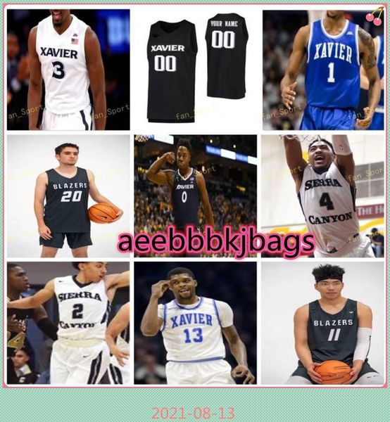 ncaa college xavier musketeers basketball jersey 2 dahmir bishop kyle castlin 20 ramon singh 21 zak swetye 22 dieonte miles custom stitched, Black
ncaa college xavier musketeers basketball jersey 2 dahmir bishop kyle castlin 20 ramon singh 21 zak swetye 22 dieonte miles custom stitched, Black