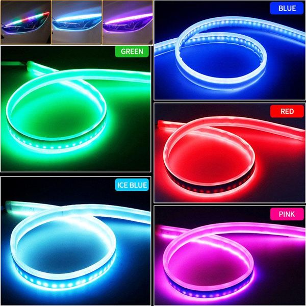 car decoration light 2x led strip drl daytime running flowing turn signal lamp auto headlights decorative day interior&external lights
car decoration light 2x led strip drl daytime running flowing turn signal lamp auto headlights decorative day interior&external lights