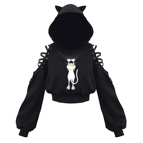 women's hoodies & sweatshirts jaycosin cat ear hoodie pullover long sleeve hooded sweatshirt cute blouse, Black
women's hoodies & sweatshirts jaycosin cat ear hoodie pullover long sleeve hooded sweatshirt cute blouse, Black
