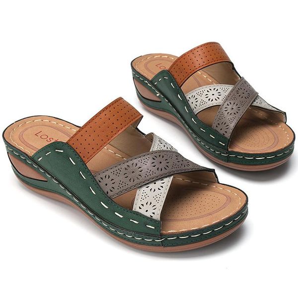 sandals women 2021 fashion wedges shoes for slippers summer with heels flip flops beach casual, Black
sandals women 2021 fashion wedges shoes for slippers summer with heels flip flops beach casual, Black