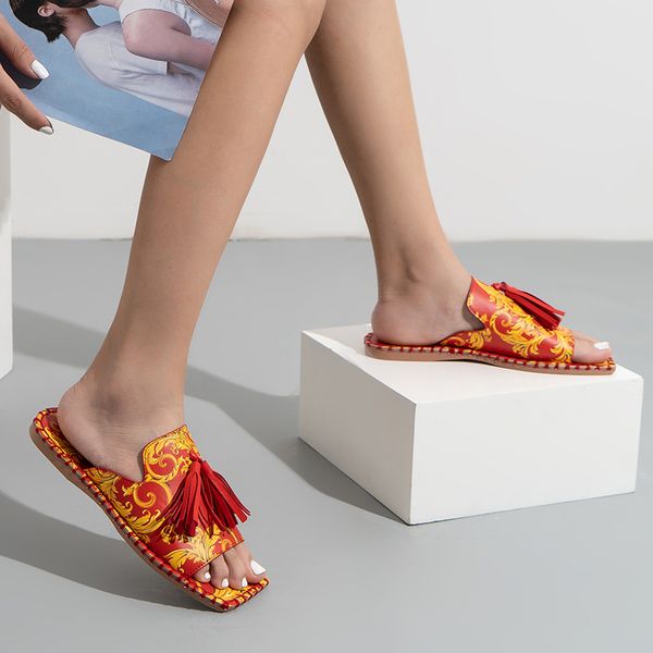 2021 europe and the united states flower fringed women's slippers flat with solid color shoes lx2020-16 11, Black
2021 europe and the united states flower fringed women's slippers flat with solid color shoes lx2020-16 11, Black