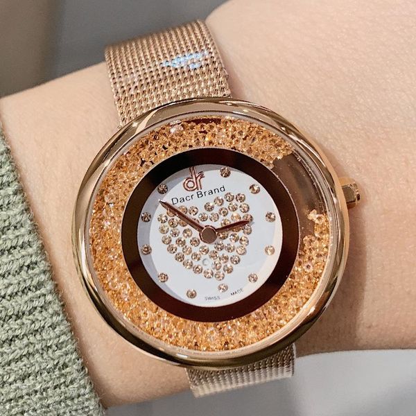 wristwatches dacr diamond female special ins style rhinestone watch women casual heart shape quartz wristwatch gift, Slivery;brown
wristwatches dacr diamond female special ins style rhinestone watch women casual heart shape quartz wristwatch gift, Slivery;brown