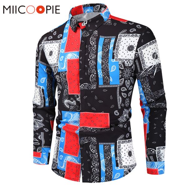 patchwork color plaid mens shirts long sleeve slim fit party prom casual chemise 2021 men korean clothes blouse streetwear, White;black
patchwork color plaid mens shirts long sleeve slim fit party prom casual chemise 2021 men korean clothes blouse streetwear, White;black