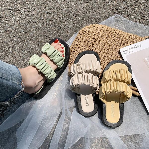 slippers web celebrity super fire scent women wear ins fashion flat beach shoes - type 2021, Black
slippers web celebrity super fire scent women wear ins fashion flat beach shoes - type 2021, Black