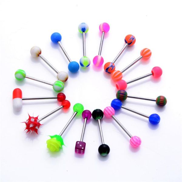 other 16pcs different style tongue bartongue bar body piercing jewelry, Slivery;golden
other 16pcs different style tongue bartongue bar body piercing jewelry, Slivery;golden